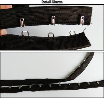 wholesale Nylon 1 row coated color bra hook