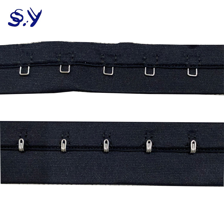 wholesale Nylon 1 row coated color bra hook
