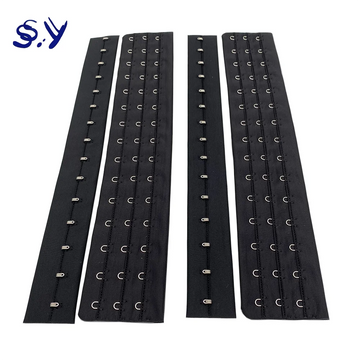 SHIYI black big fastener bra hook and eye tape for corset and underwear garment accessories