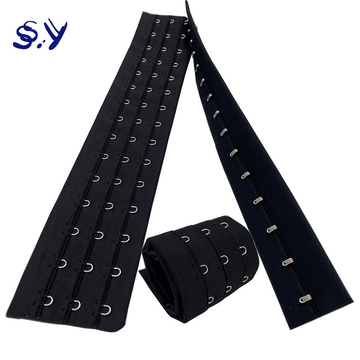 Shiyi factory big fastener bra hook and eye tape for corset and underwear garment accessories